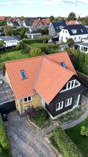 Taget der er blevet renoveret